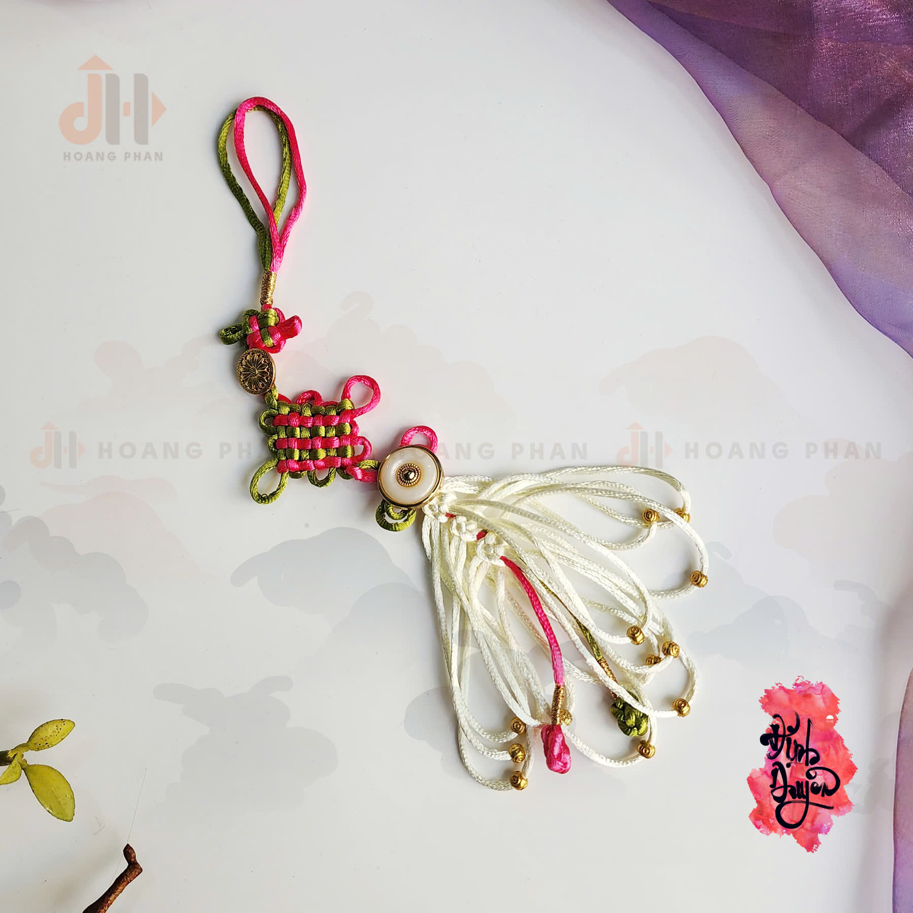 Dây Đồng Tâm Kết "Giáng Lục", Tặng Phẩm Của Cảm Xúc Chân Thành, Quà 8/3 Độc Đáo, Lễ Vật Đính Ước, Phụ Kiện Trang Trí, Quà Cho Nữ, Quà Việt Nam
